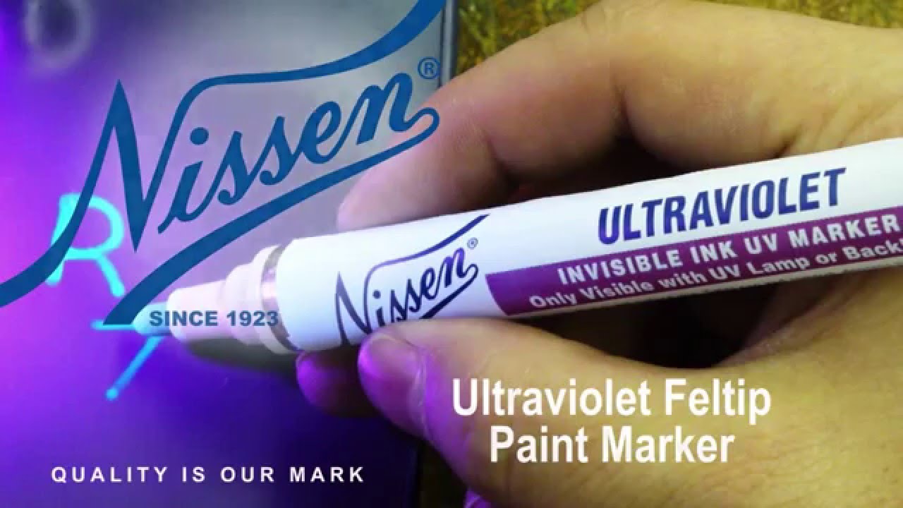 Industrial Ultraviolet (UV) Feltip Paint Marker-Nissen Marker