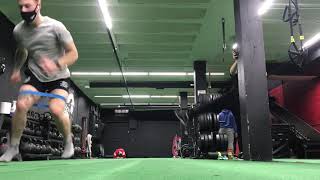 Split stick lateral bound