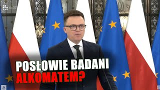 Szok! Posłowie pod wpływem podczas obrad Sejmu? Hołownia ujawnia