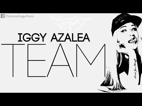 Iggy Azalea TEAM Piano Karaoke 1 Tone Down Free Backing Track 5 Keys