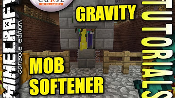 MINECRAFT - PS4 - GRAVITY MOB SOFTENER - HOW TO - TUTORIAL ( PS3 / XBOX / PC / VITA )  UPDATE