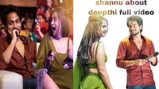 SHANNU ABOUT DEEPTHI | shannu entry | shannu dance |shannu full speach | shannu breakup@Sunny___YT