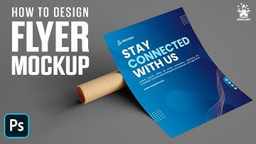 How to Design Flyer Mockup in Photoshop | Photoshop Tutorial