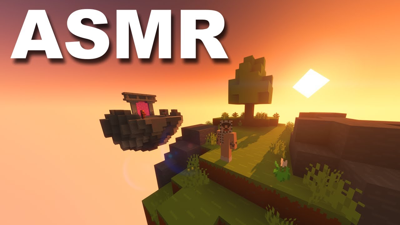 ASMR Gaming Minecraft Hypixel Skyblock Keyboard Sounds - YouTube
