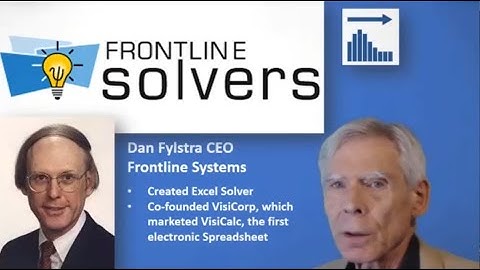 The SIPmath™ 3.0 Standard and Analytic Solver V2021.5