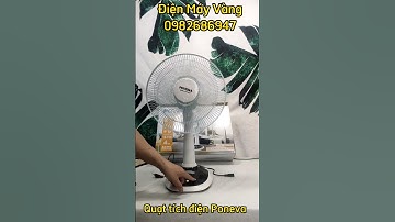 Quạt tích điện Poneva model 5612