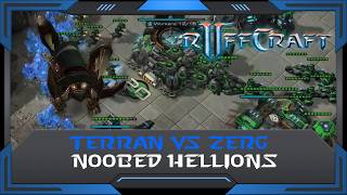 StarCraft 2 (RuFF Highlight): Noobed Hellions