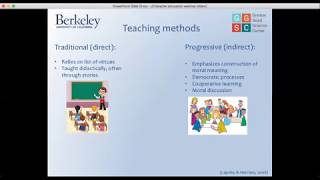 2018 Character Education Webinar