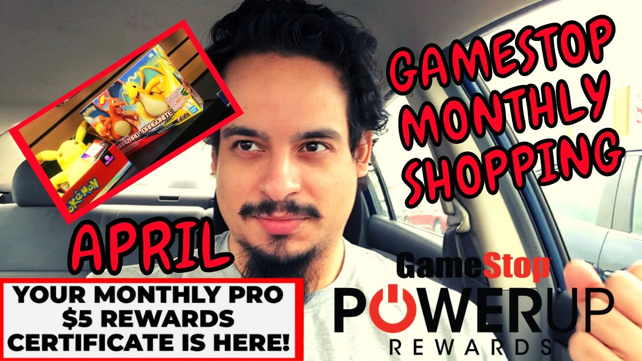 “APRIL” GAMESTOP YOUR MONTHLY PRO 5 REWARDS CERTIFICATE IS HERE
