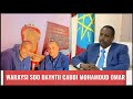 Waraysi mohamed  cabdiqadir soo dayntii madaxweynihii hore cabdi mohamed omar  falcelinta shacabka