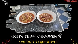 Receta De Aprovechamiento Con Solo 3 Ingredientes Para 4 Personas