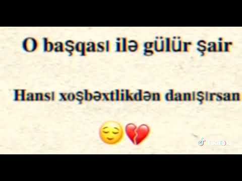 o, başqası ilə gülür şair😒 hansı xoşbəxtlikdən danışırsan.😆💔