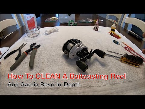 How To CLEAN A Baitcasting Reel - Abu Garcia Revo (In Depth