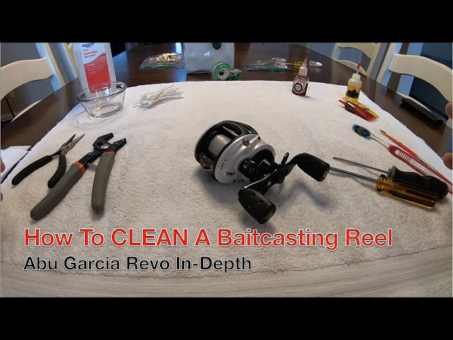 How To CLEAN A Baitcasting Reel - Abu Garcia Revo (In Depth) 