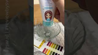 Eksperimen Facial Wash Pigeon Biru Dengan Kertas Ph Atau Kertas Lakmus