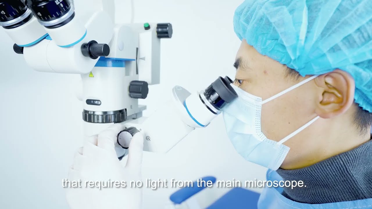 CORDER 610-3B ophthalmic surgical microscope - YouTube