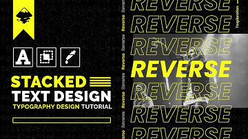 Inkscape Tutorial : Stacked Text Poster Design