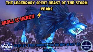 The Lightning Wolf Appeared! Taming Skoll in The Storm Peaks ⚡🐺