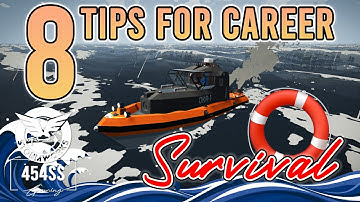 Bouwtechnieken voor OVERLEVEN in de Stormworks-carrièremodus