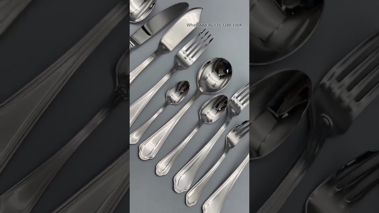 Double Line Contour&trade; Flatware | Premium Mirror Polish Stainless Steel