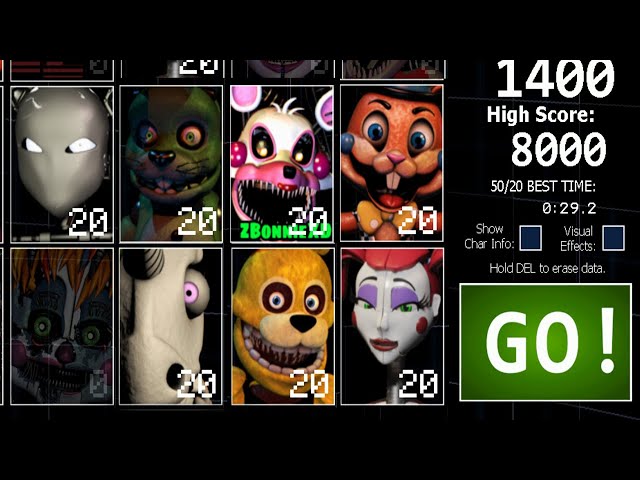 FNAF Ultimate Custom Night WIP (FNAF 2)