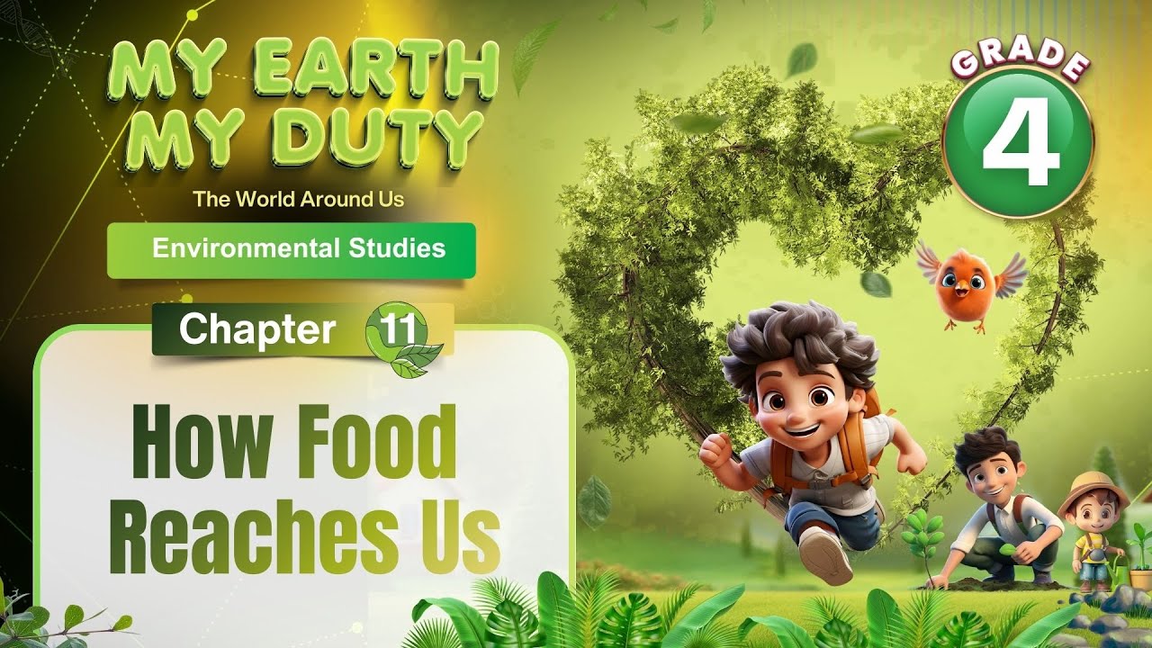 How Food Reaches Us | Environmental Science Class 4 | Chapter 11 | IP Study