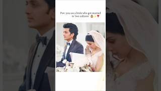 Wed in Two-Culture ✨👰♀️❣️ #wedding #weddingculture #bollywood #couplegoal #shorts