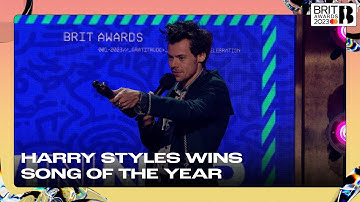 Harry Styles wins Song of the Year | The BRIT Awards 2023