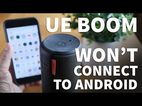 UE Boom Not Connecting to Android - UE Boom Speaker Won’t Connect to Bluetooth