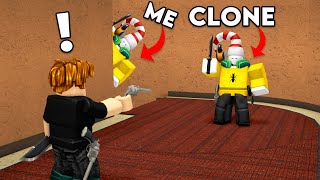 Using CLONES to TROLL in Roblox Murder Mystery 2