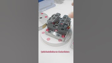 Modular quick fixture#zppcnc #vise #quickclamp #cncfixtures #5axis #4aixs #cnc #workholding #claming