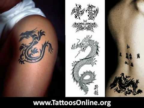 Dragon tattoos (10 Best Dragon Tattoos) - YouTube