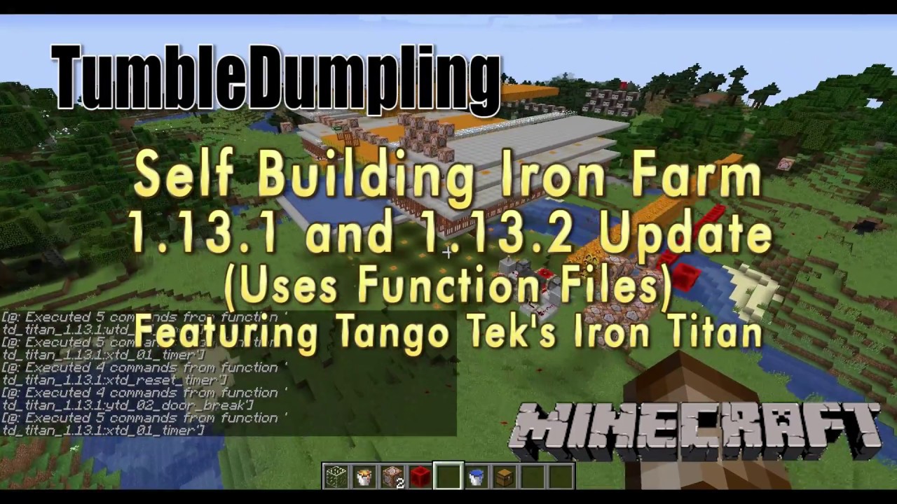 Function Files That Build Tango Tek S Iron Titan 1 13 1 And 1 13 2 Minecraft Map