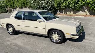 Walk around 1984 Oldsmobile Omega Brougham Coupe 3 1983 Oldsmobile Omega Blue