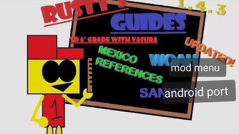 Rusty guide to 6 With vasura android port mod menu baldi basics mod 