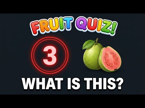 Fruit Quiz Challenge | How Many Can You Name? | Fun Fruit Quiz for Kids 🍌🍓