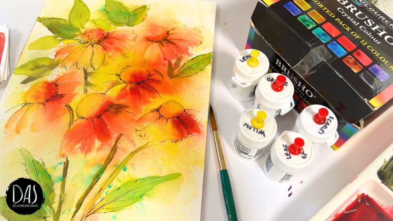 Watercolor Flowers Diane Antone Studio watercolor-flowers-diane-antone-studio