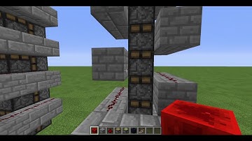 Minecraft | Very Simple Piston Elevator!