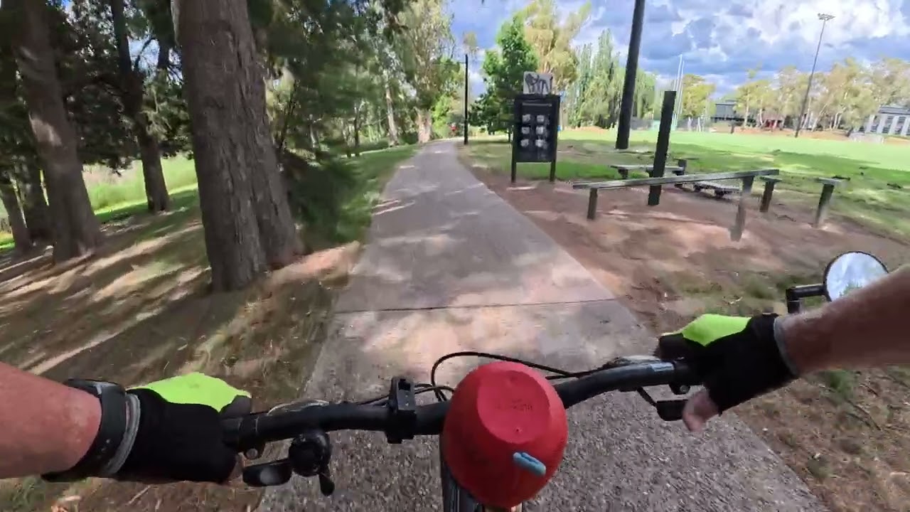Ride Captain, Ride.   A pleasant bike ride through the Australian National University.