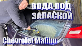 Chevrolet Malibu вода в багажнике, устраняем течь, куда смотреть в первую очередь.