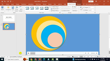 How to apply simple frame black video style in PowerPoint 2007