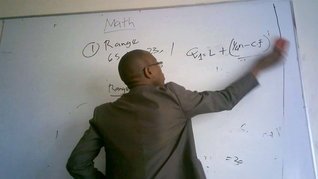 RANGE AND INTERQUARTILE  RANGE /DEVIATION