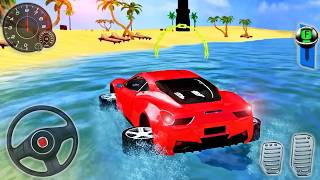 🎮 Water Surfer Car Race – Floating Beach Drive Simulator Android Gameplay screenshot 2