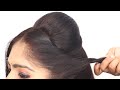 Front Puff with Long Hairstyle for Wedding | Easy Hairstyle |Hairstyle for Lehenga |Trendy Hairstyle