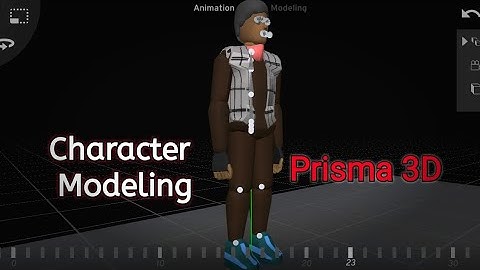 Character Modeling in Prisma 3D... (Timelapse)