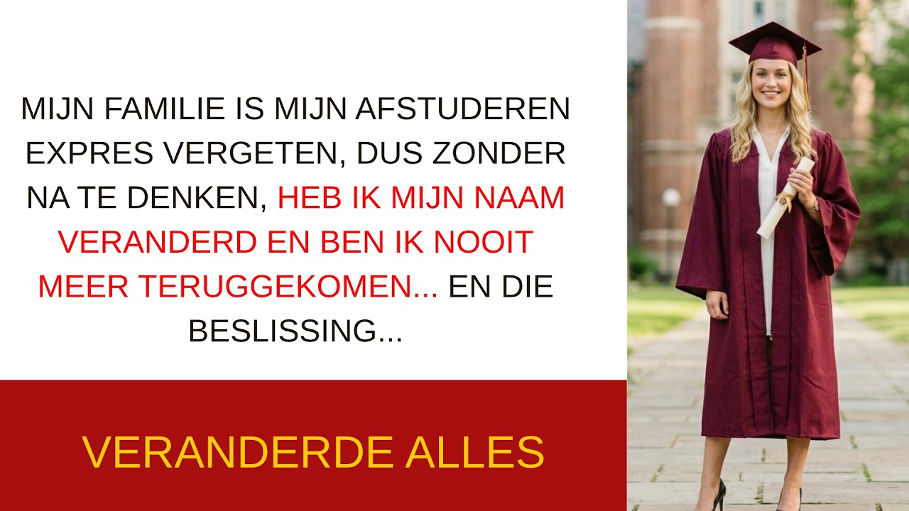De aula bevroor toen mijn moeder de naam op het programmablad zag. “Je hebt je naam veranderd,” zei ze, en haar stem sneed door de stilte als een vonis. Naast me bleef de stoel met het bordje...