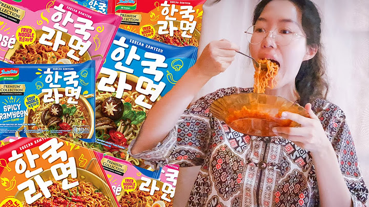 🇰🇷Korean Ramyeon You Can’t Find in Korea∥🇮🇩