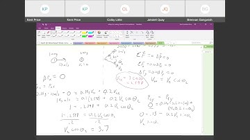 2D collision example problem