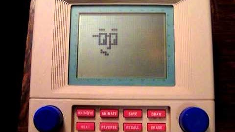 Kitty Amazing on an Etch A Sketch Animator