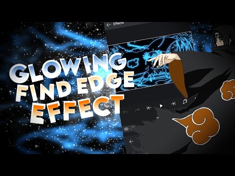 Glowing find edge effect |Alight Motion Tutorial|